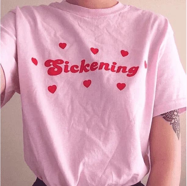 Sickening Aesthetic Tee — view 2 Sickening Aesthetic Tee — view 2