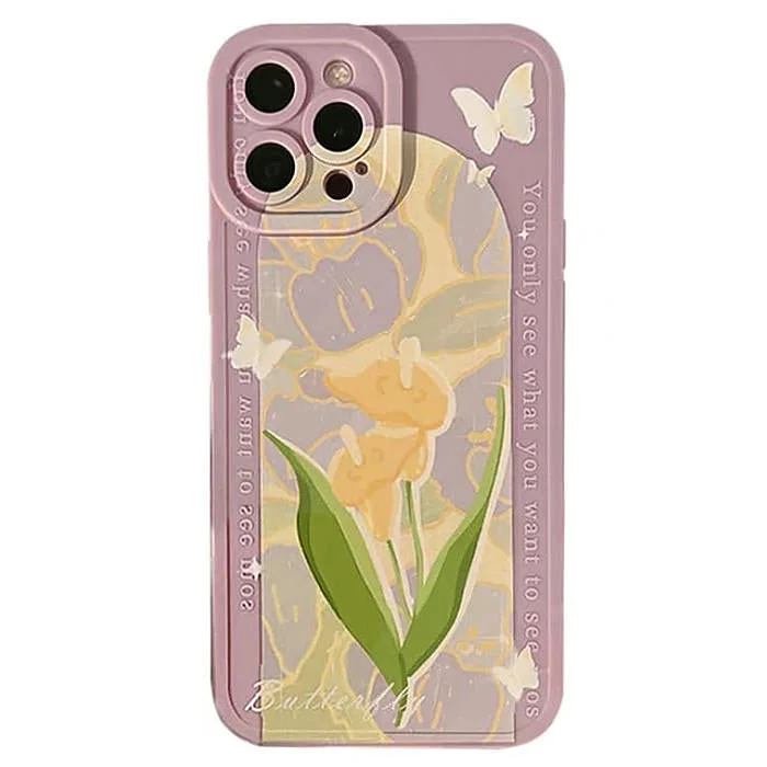 Lily Lavender iPhone Case — view 1 Lily Lavender iPhone Case — view 1