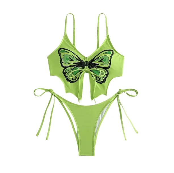 Y2K Butterfly Swimwear — view 1 Y2K Butterfly Swimwear — view 1