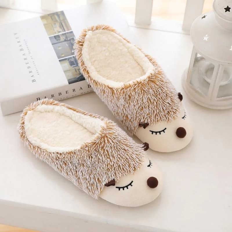 Hedgehog Slippers — view 2 Hedgehog Slippers — view 2