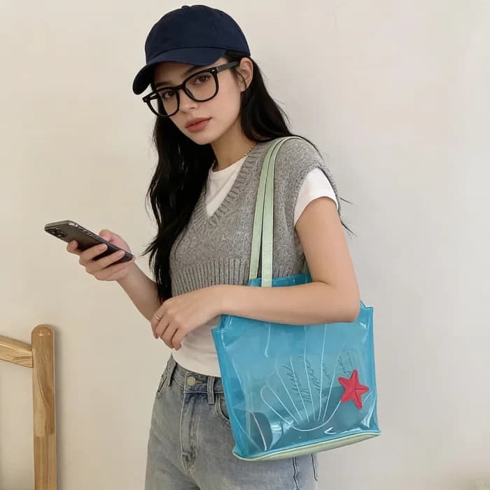 Ocean Aesthetic Starfish Handbag — view 2 Ocean Aesthetic Starfish Handbag — view 2