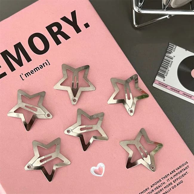Star Hair Clip Set 20 pcs — view 2 Star Hair Clip Set 20 pcs — view 2