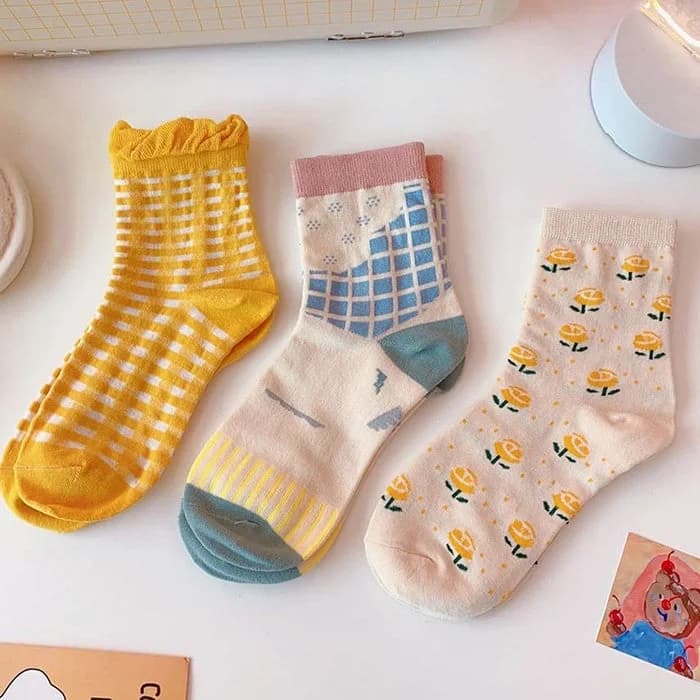 French Summer Pack Socks — view 2 French Summer Pack Socks — view 2