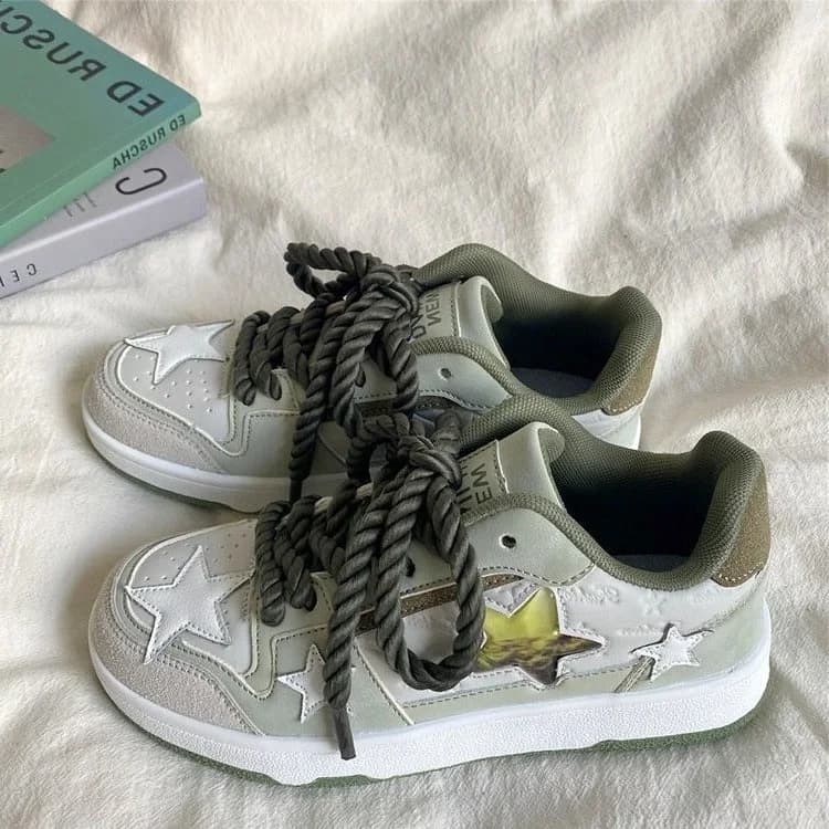 Grey Clear Star Sneakers — view 2 Grey Clear Star Sneakers — view 2
