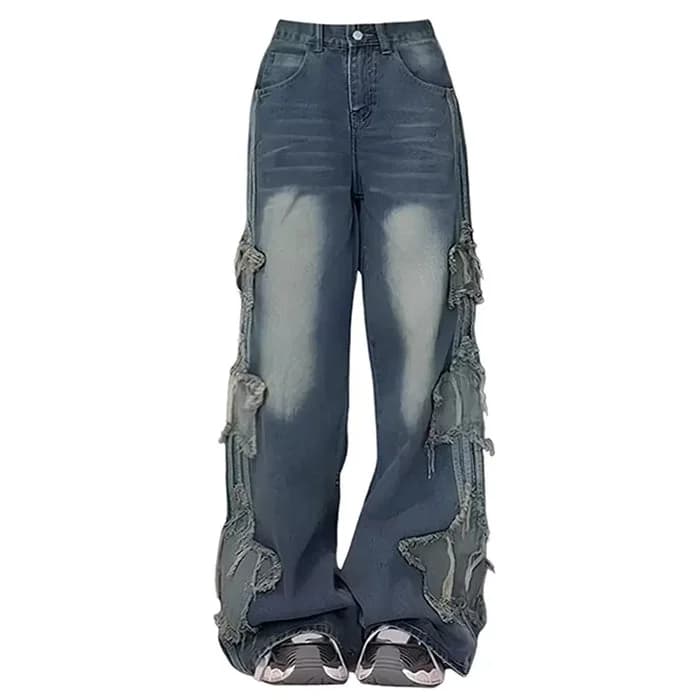 Side Stripe Star Jeans — view 1 Side Stripe Star Jeans — view 1