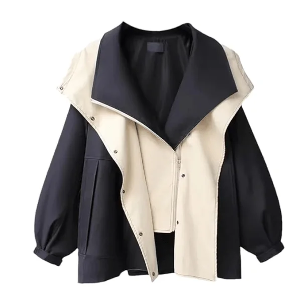 High Neck Loose Jacket — view 2 High Neck Loose Jacket — view 2