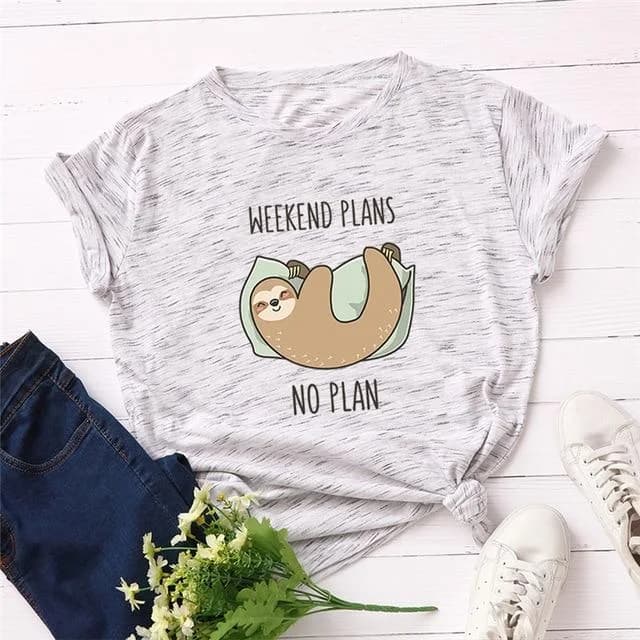 Sleepy Sloth T-Shirt — view 2 Sleepy Sloth T-Shirt — view 2