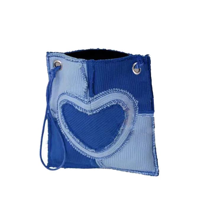 Heart Patchwork Purse — view 2 Heart Patchwork Purse — view 2