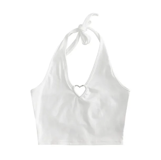 Heart Buckle Crop Top — view 1 Heart Buckle Crop Top — view 1