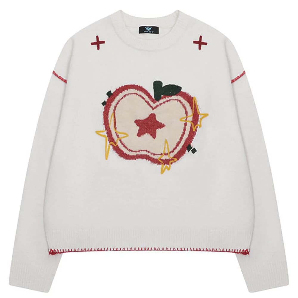 Sweet Apple Knit Sweater — view 3 Sweet Apple Knit Sweater — view 3