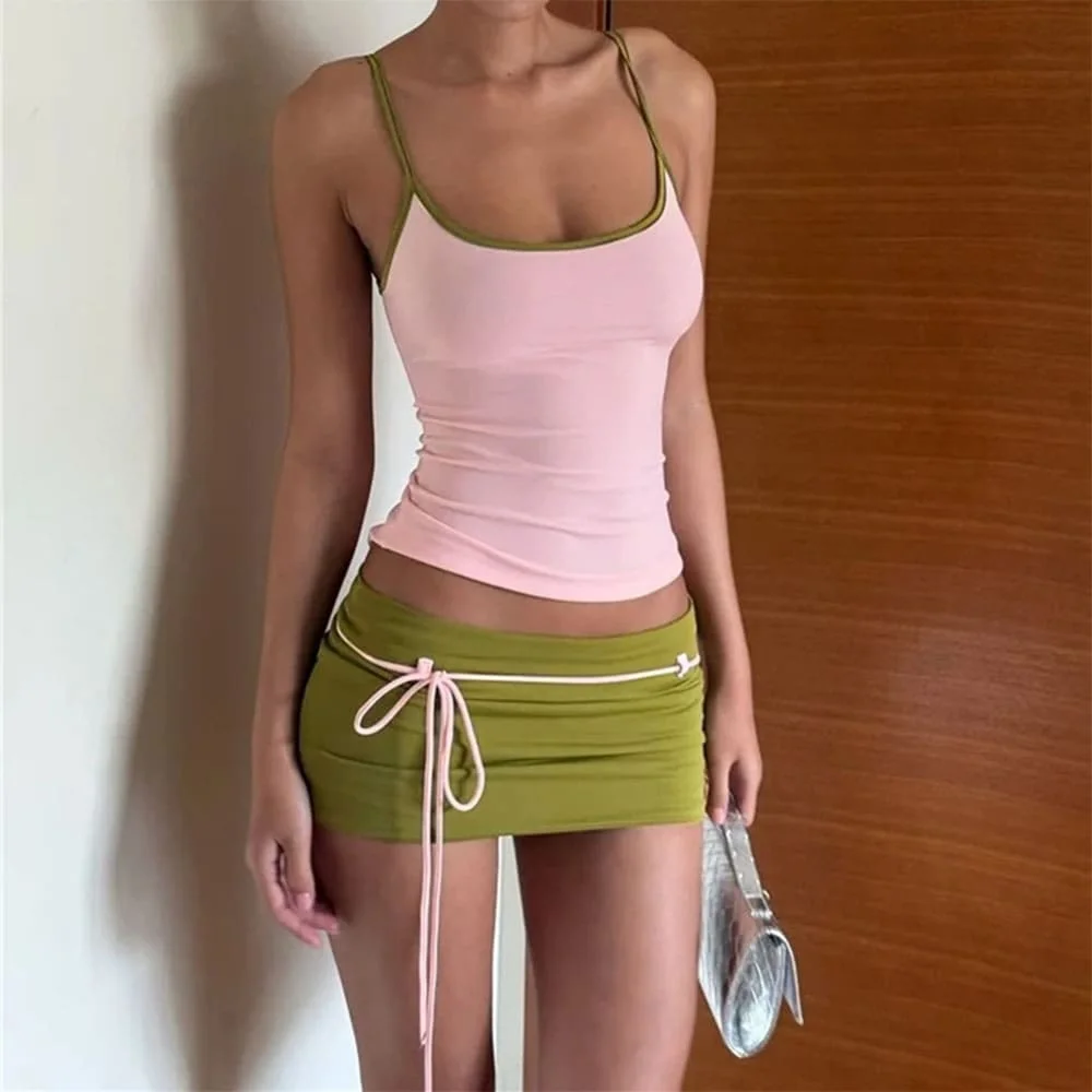 Candy Crush Tank Top & Mini Skirt Co-Ord — view 2 Candy Crush Tank Top & Mini Skirt Co-Ord — view 2