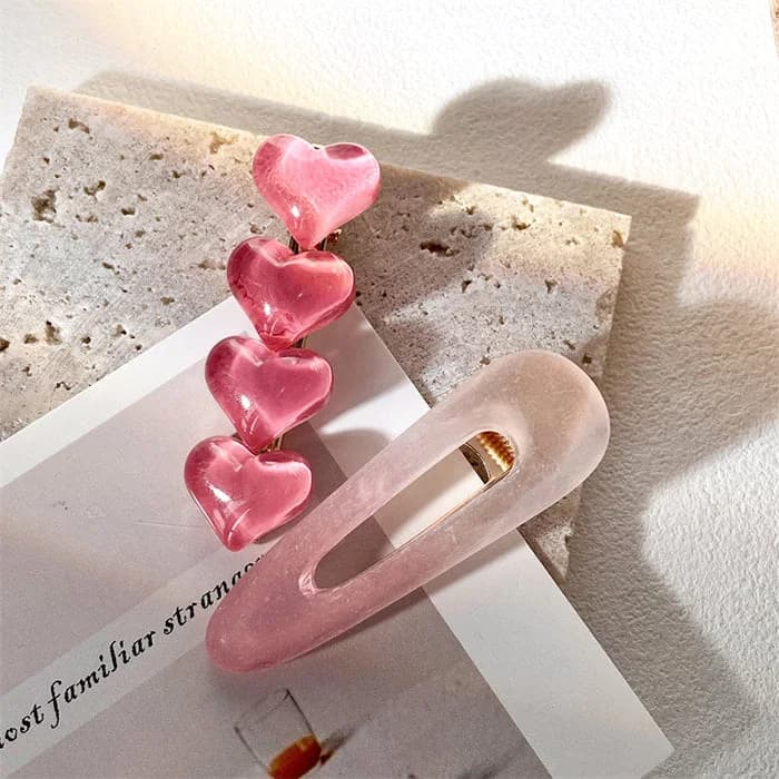 Soft Girl Aesthetic Hair Clips Set — view 2 Soft Girl Aesthetic Hair Clips Set — view 2