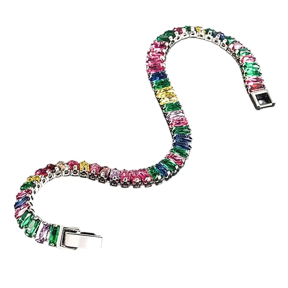 Rhinestone Tennis Bracelet — view 2 Rhinestone Tennis Bracelet — view 2