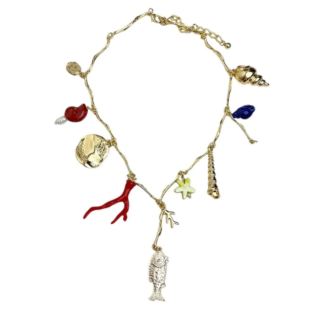 Mermaidcore Aesthetic Pendant Necklace — view 1 Mermaidcore Aesthetic Pendant Necklace — view 1