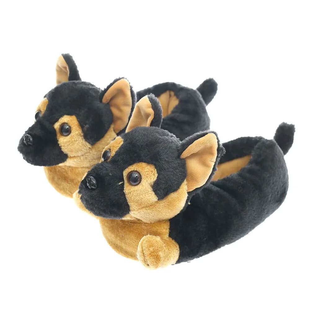 German Shepherd Slippers — view 1 German Shepherd Slippers — view 1