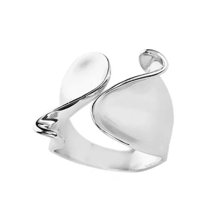 Wide Wavy Band Ring — view 1 Wide Wavy Band Ring — view 1