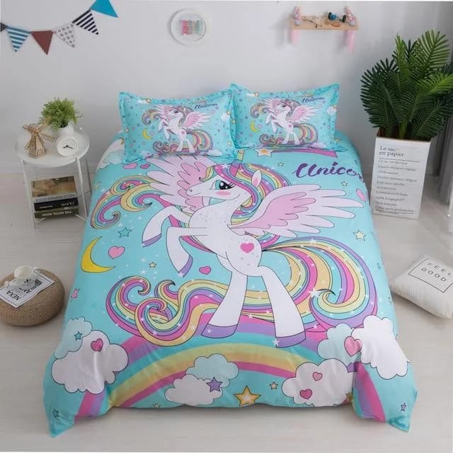 Flying Unicorn Bed Set — view 1 Flying Unicorn Bed Set — view 1