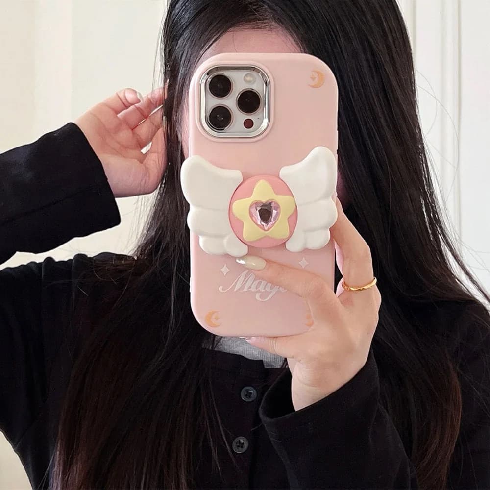 Star Angel Wings iPhone Case — view 2 Star Angel Wings iPhone Case — view 2