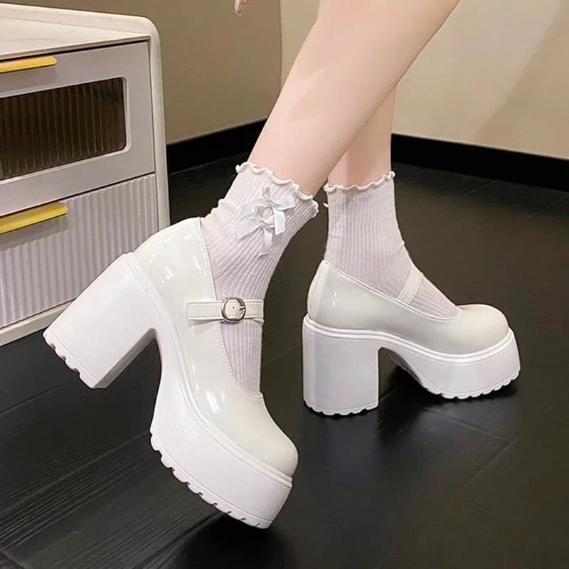 Classic Mary Jane Platform Shoes — view 1 Classic Mary Jane Platform Shoes — view 1