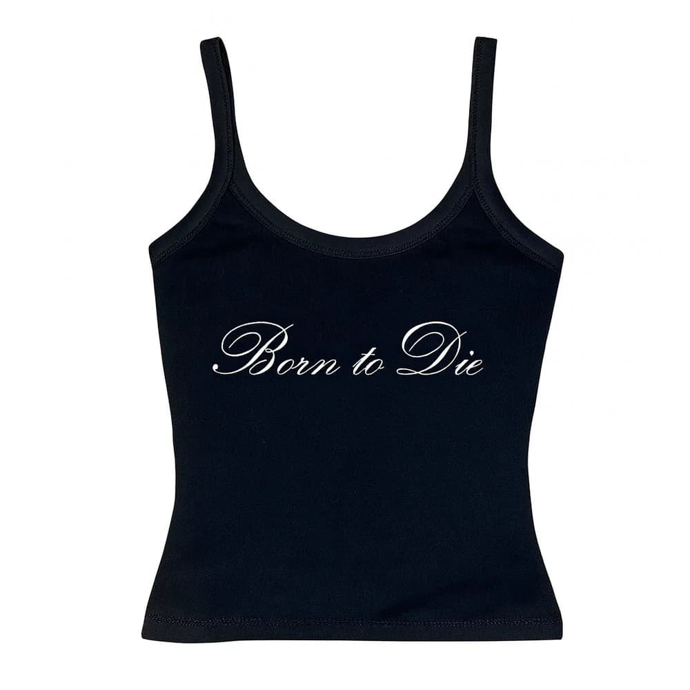 Born to Die Y2K Tank Top — view 2 Born to Die Y2K Tank Top — view 2