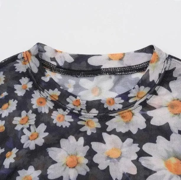 70s Daisy Dress — view 3 70s Daisy Dress — view 3