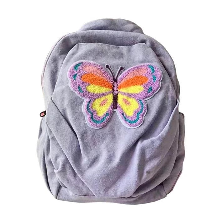 Butterfly Lavender Backpack — view 2 Butterfly Lavender Backpack — view 2