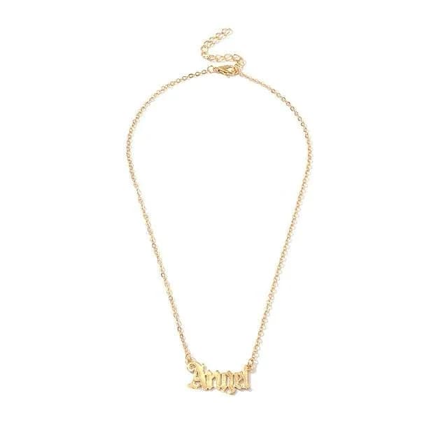 Aesthetic Angel Necklace — view 2 Aesthetic Angel Necklace — view 2