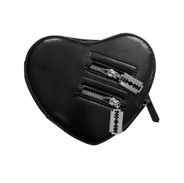 Black Heart Crossbody Bag — view 1 Black Heart Crossbody Bag — view 1