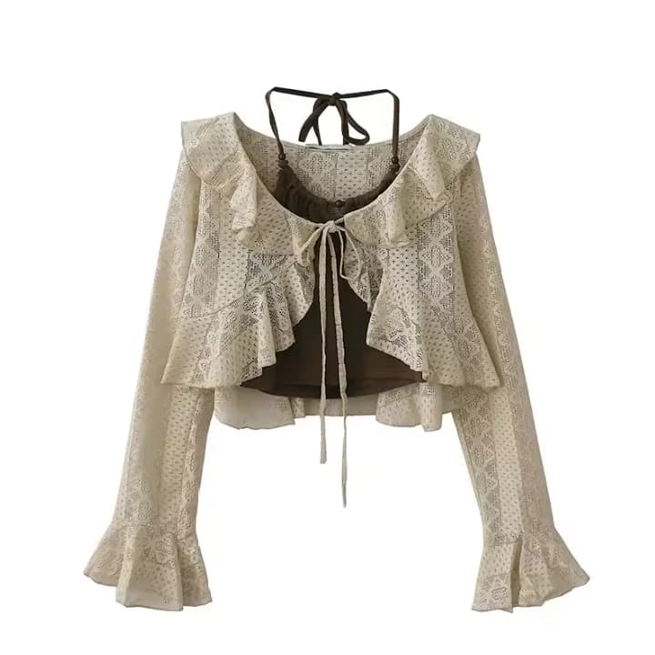 Lace Whisper Layered Set — view 2 Lace Whisper Layered Set — view 2