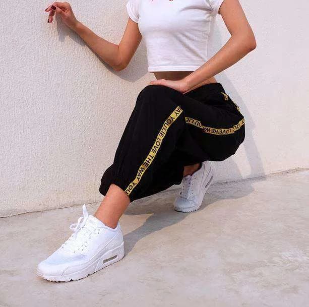 Black Baggy Pants — view 1 Black Baggy Pants — view 1