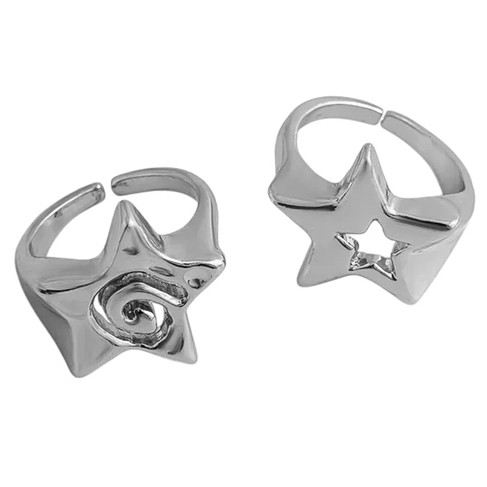 Star Child Chunky Ring Set — view 2 Star Child Chunky Ring Set — view 2