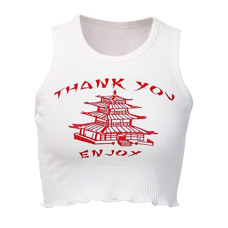 Thank You Ribbed Top — view 1 Thank You Ribbed Top — view 1