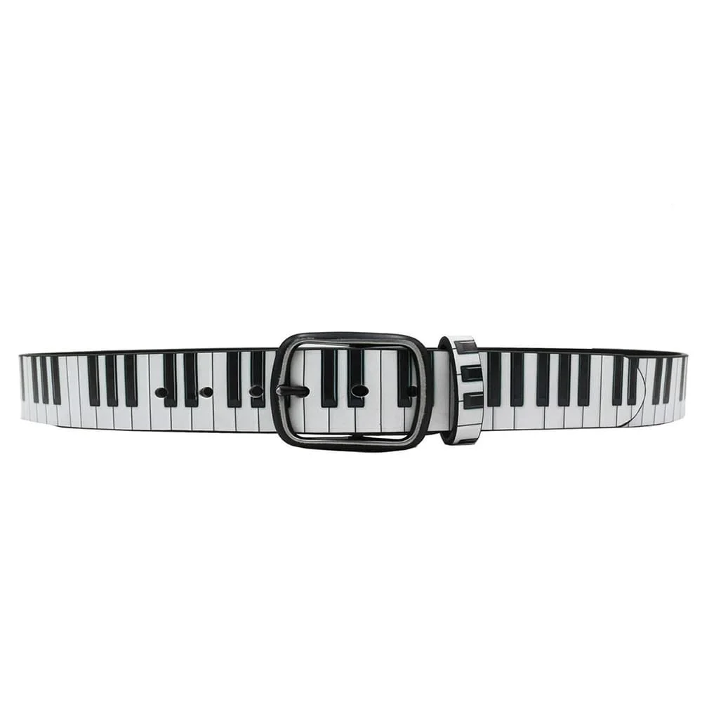 Piano Key Print Belt — view 2 Piano Key Print Belt — view 2