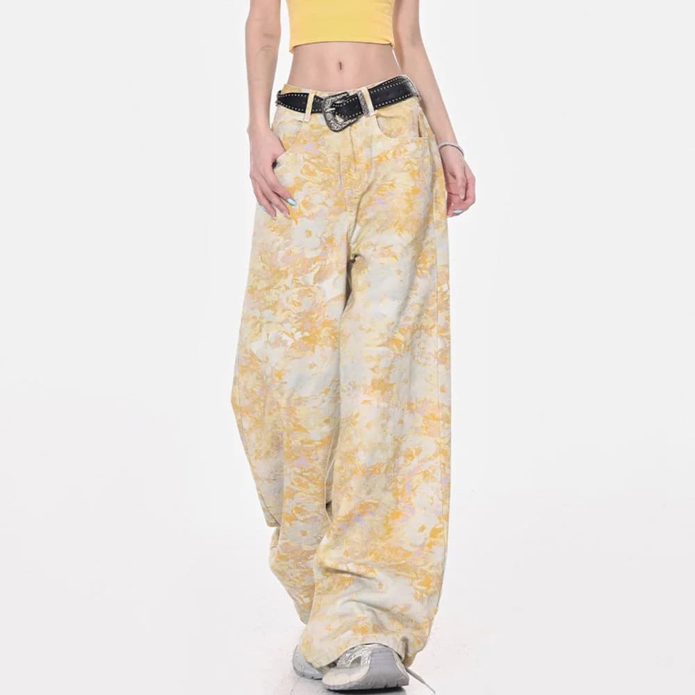 Lemon Swirl Baggy Pants — view 2 Lemon Swirl Baggy Pants — view 2