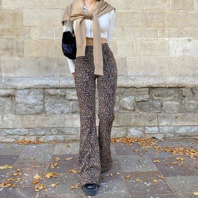 Indie Leopard Print Pants — view 1 Indie Leopard Print Pants — view 1