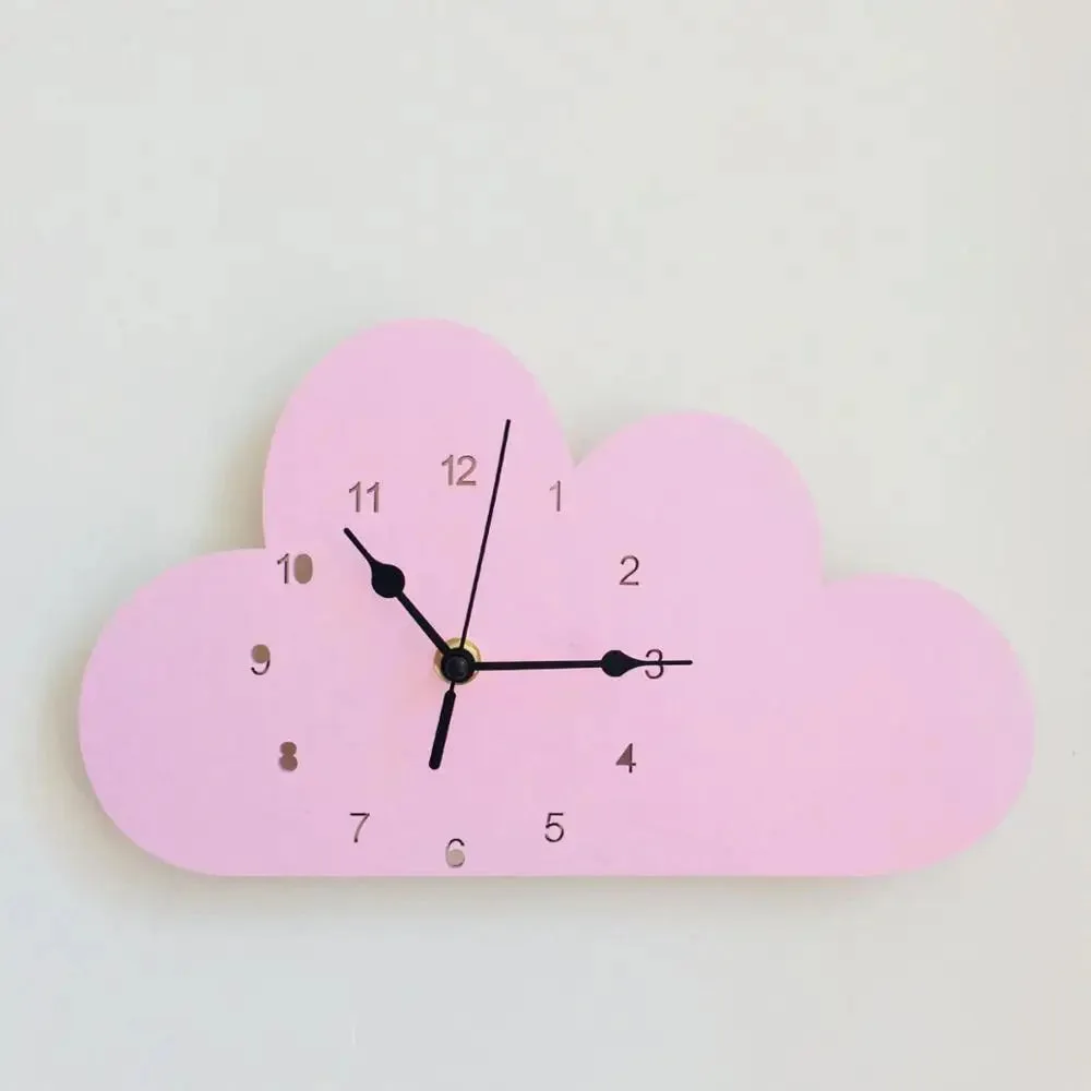 Cloud-Shaped Wall Clock — view 2 Cloud-Shaped Wall Clock — view 2