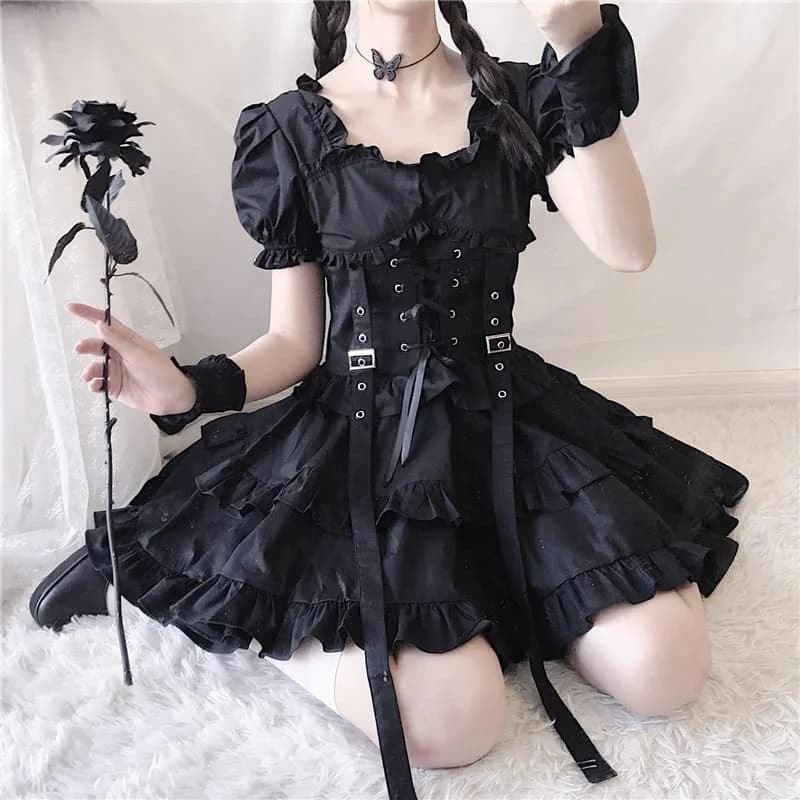 Gothic Renaissance Dress — view 1 Gothic Renaissance Dress — view 1