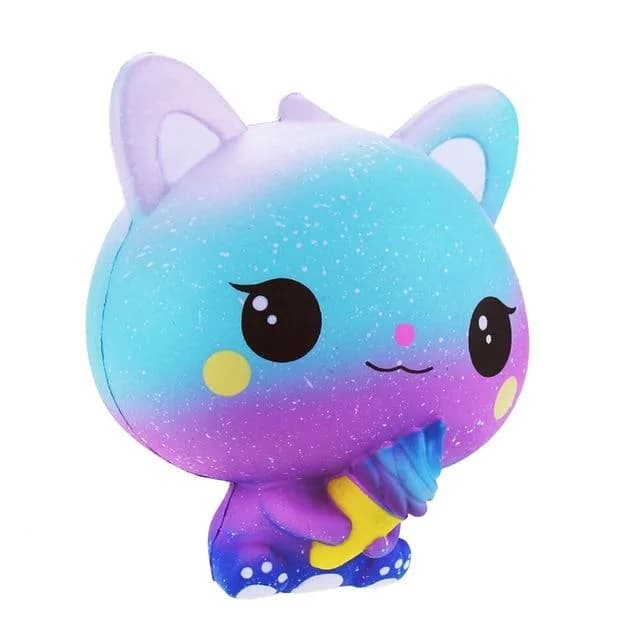 Galaxy Ice Cream Cat Squishy — view 1 Galaxy Ice Cream Cat Squishy — view 1