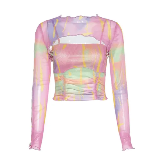 Psychedelic Rainbow Top — view 1 Psychedelic Rainbow Top — view 1