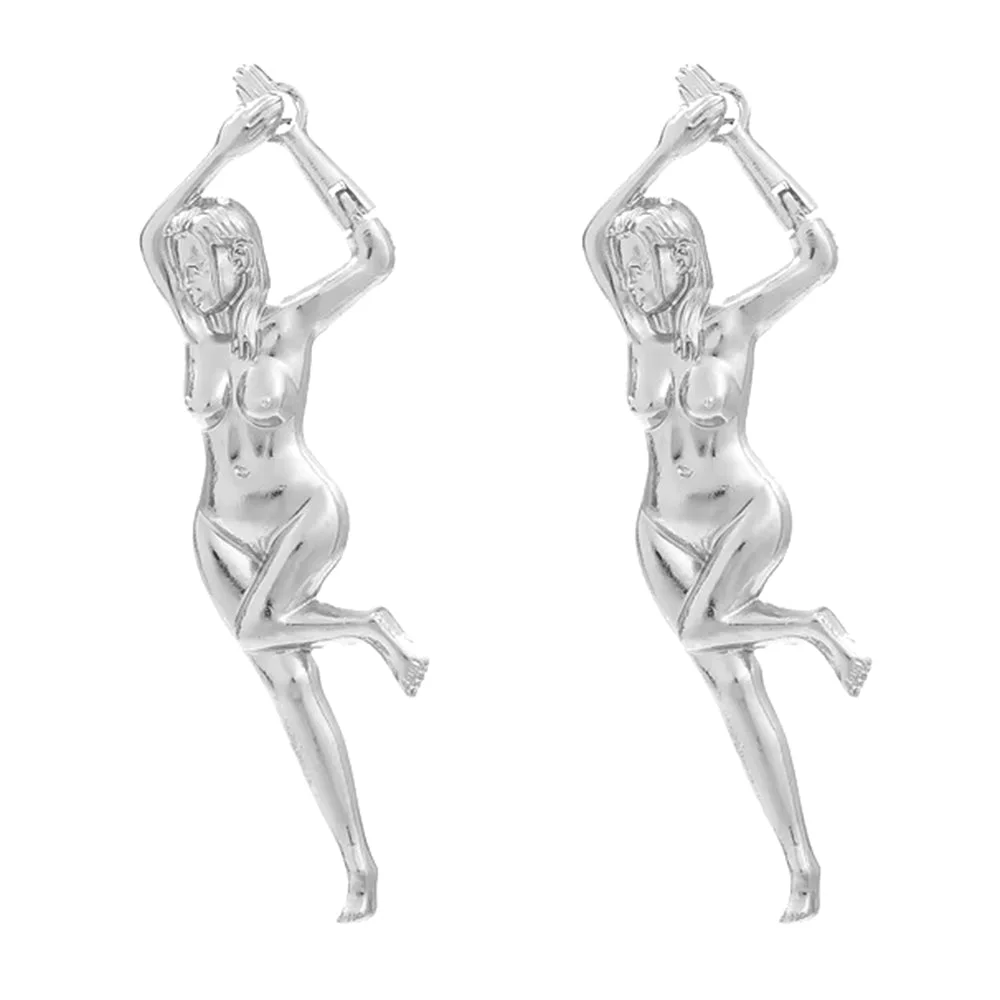 Vintage Style Female Body Earrings — view 2 Vintage Style Female Body Earrings — view 2