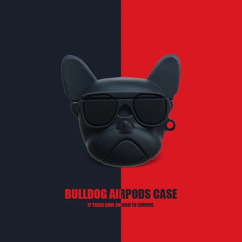 Cute French Bulldog Airpod Case — view 2 Cute French Bulldog Airpod Case — view 2