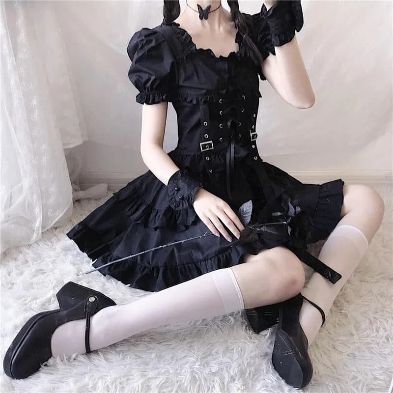 Gothic Renaissance Dress — view 2 Gothic Renaissance Dress — view 2