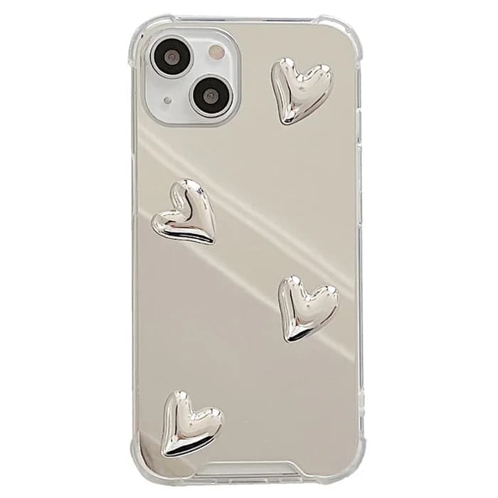 Aesthetic Heart Mirror iPhone Case — view 1 Aesthetic Heart Mirror iPhone Case — view 1