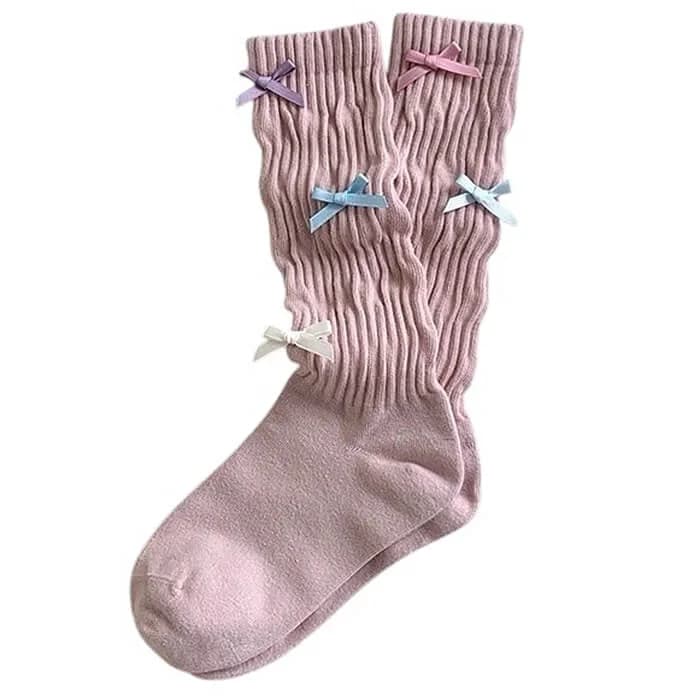 Sweet Dress Code Bow Socks — view 1 Sweet Dress Code Bow Socks — view 1