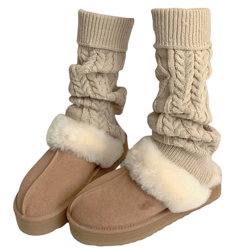 Cozy Days Cable Knit Leg Warmers — view 1 Cozy Days Cable Knit Leg Warmers — view 1