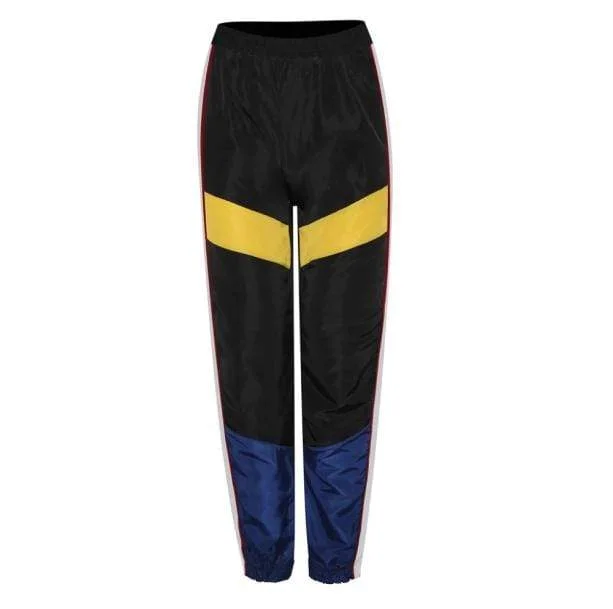 High Waist Patchwork Pants — view 2 High Waist Patchwork Pants — view 2