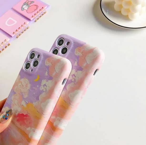 Pastel Clouds IPhone Case — view 2 Pastel Clouds IPhone Case — view 2