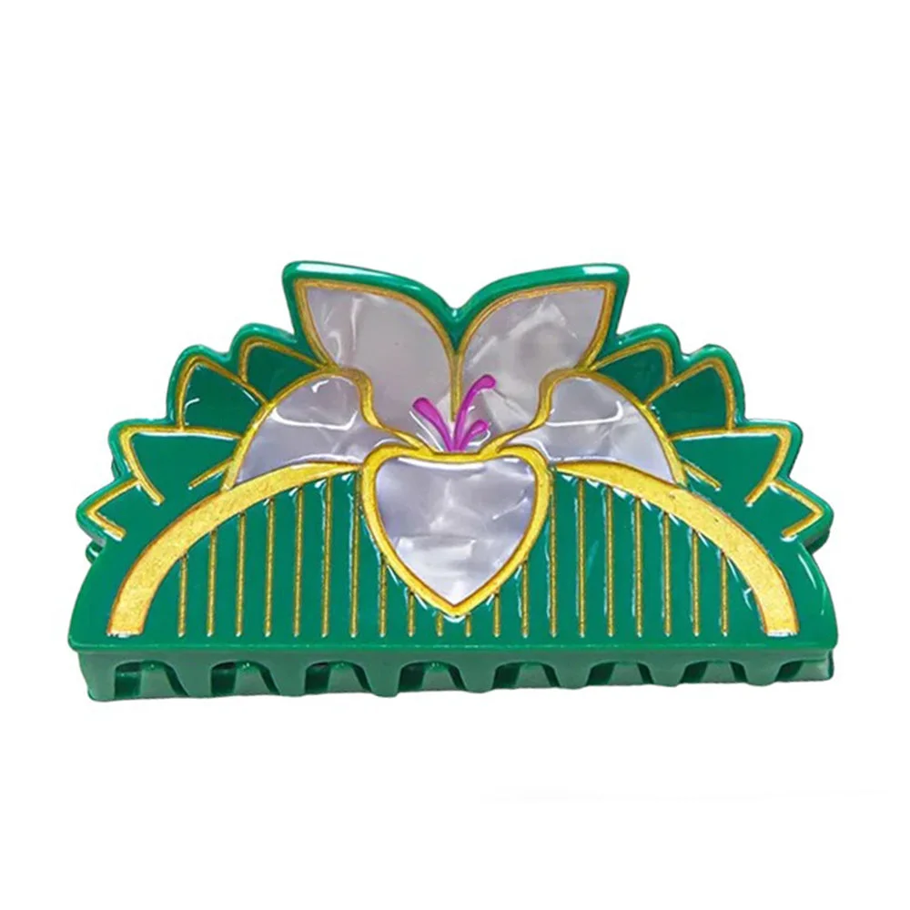 Lily Flower Mini Hair Claw — view 1 Lily Flower Mini Hair Claw — view 1