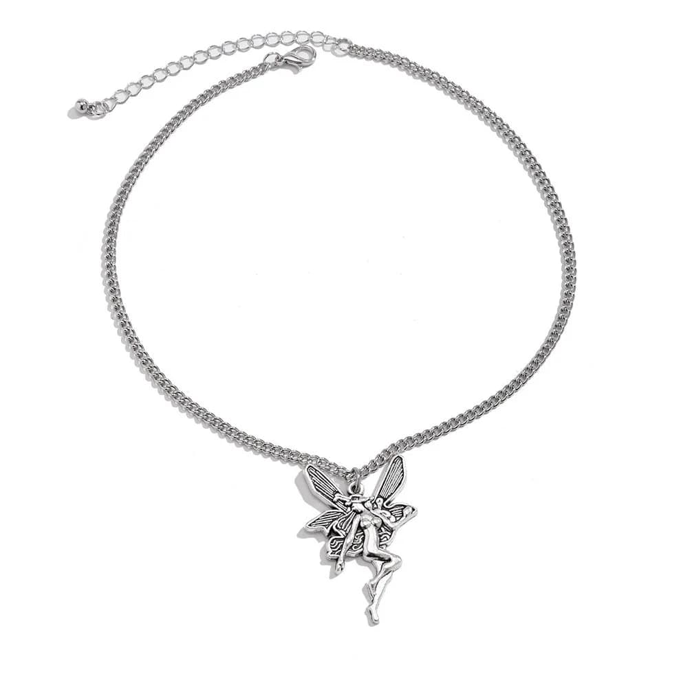 Fairy Aesthetic Pendant Necklace — view 2 Fairy Aesthetic Pendant Necklace — view 2