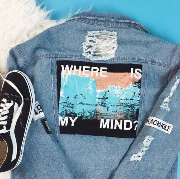 Where Is My Mind Jean Jacket — view 1 Where Is My Mind Jean Jacket — view 1
